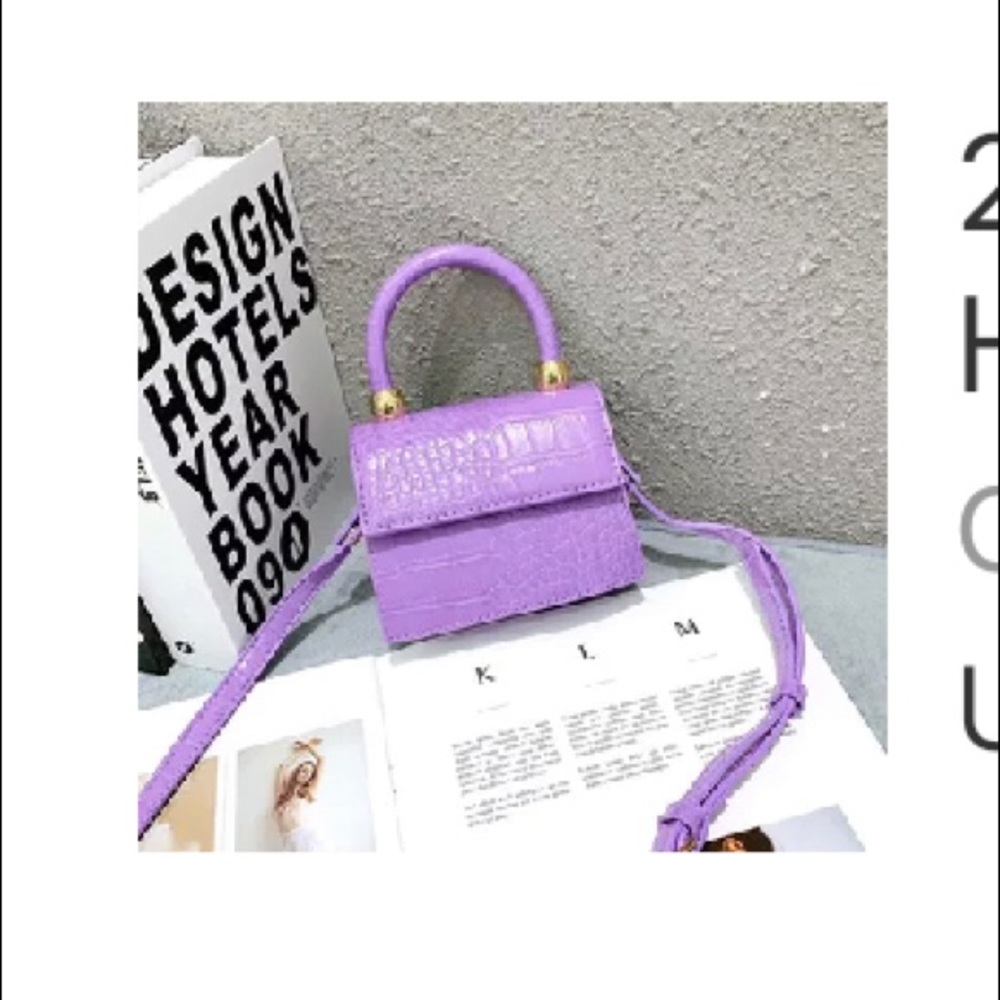Lavendar mini handbag